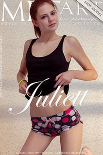 skinny girl (Juliett Lea) undressing
